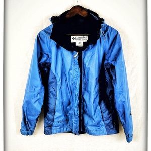 Columbia Women’s Medium Raincoat Blue